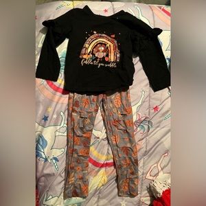 Thanksgiving girls outfit